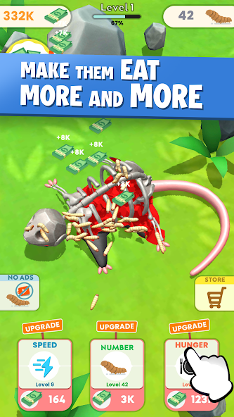 Idle Maggots Make them eat more and more Idle Maggots Make them eat more and more